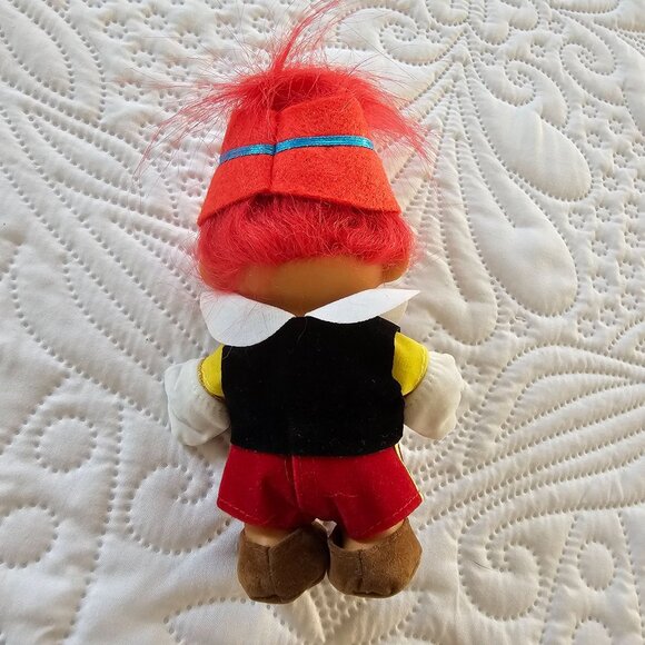 Russ Storybook Troll Pinocchio Plush Doll 5" Collectible With Tag - Picture 7 of 7